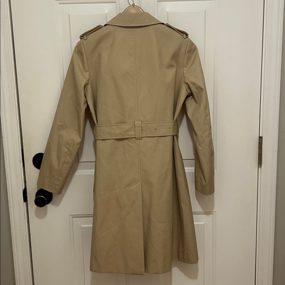 J. Crew Tan Trench Coat - Picture 7 of 7